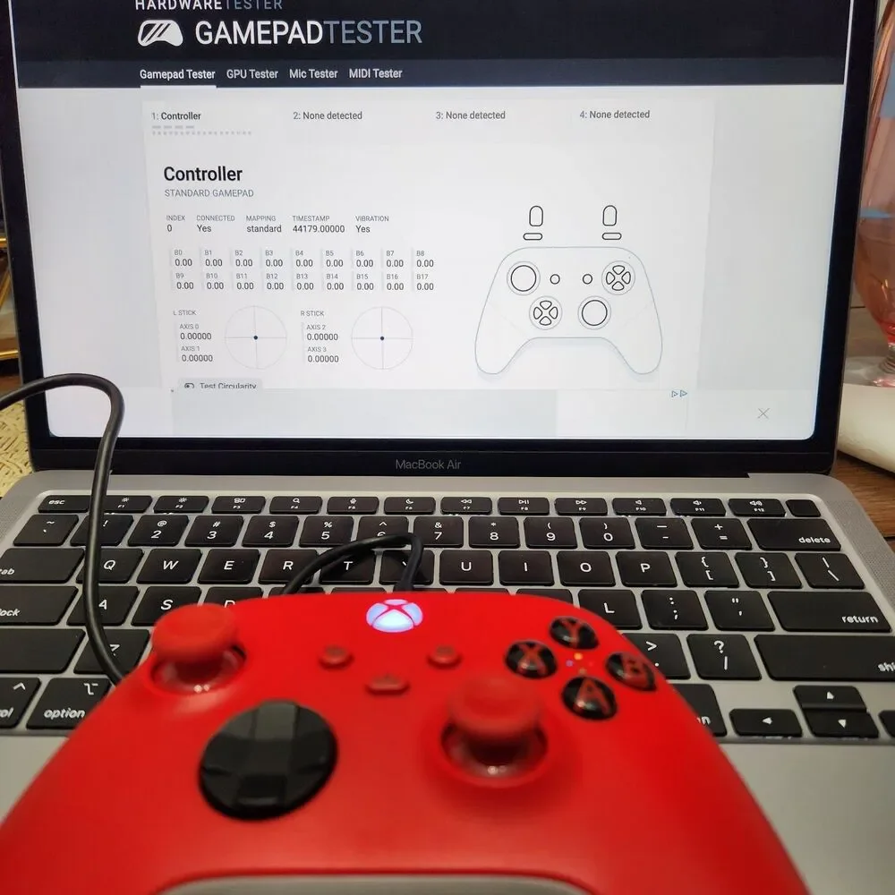 Xbox Wireless Controller Pulse Red for Series X|S One PC Mobile No Stick Drift